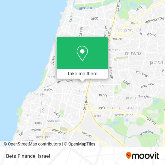 Beta Finance map