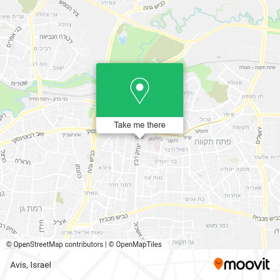 Avis map