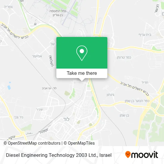 Diesel Engineering Technology 2003 Ltd. map