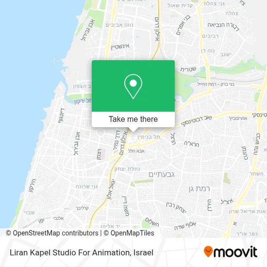 Liran Kapel Studio For Animation map