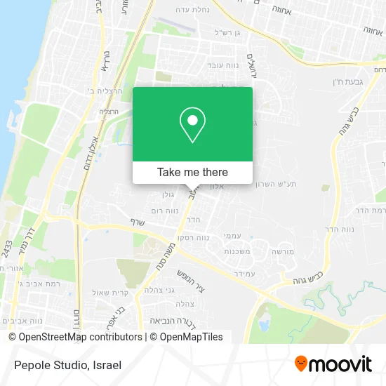 Pepole Studio map
