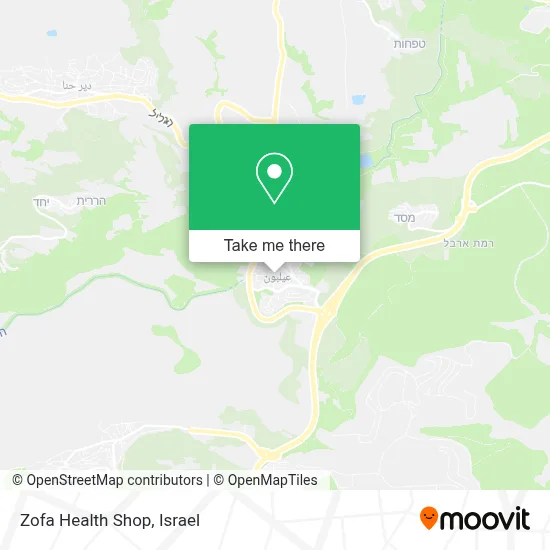 Zofa Health Shop map