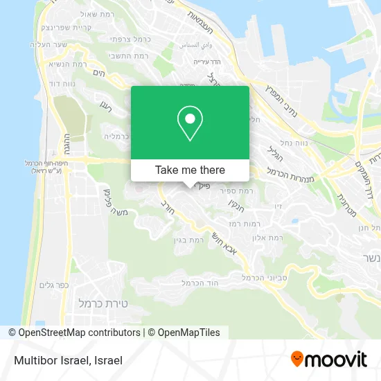 Multibor Israel map