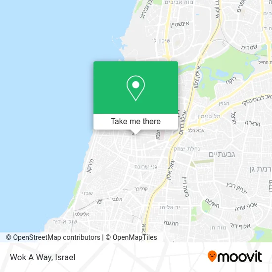 Wok A Way map