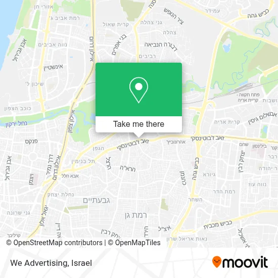 We Advertising map