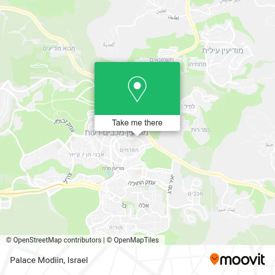 Palace Modiin map
