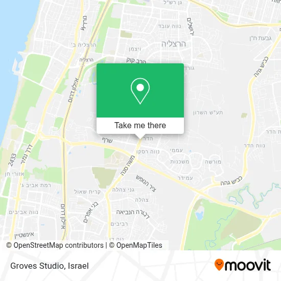 Groves Studio map