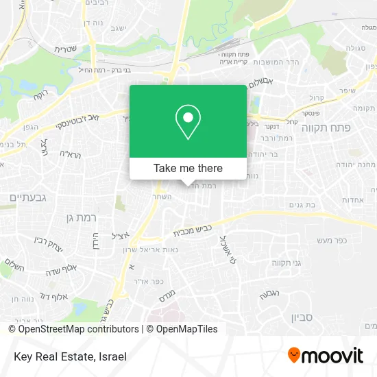 Key Real Estate map