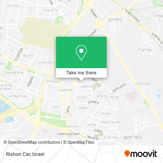 Rishon Car map