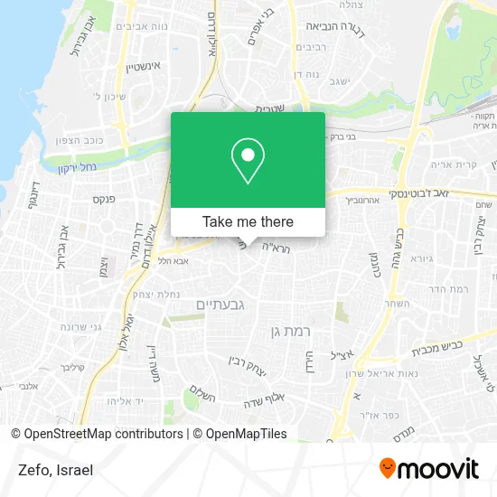 Zefo map
