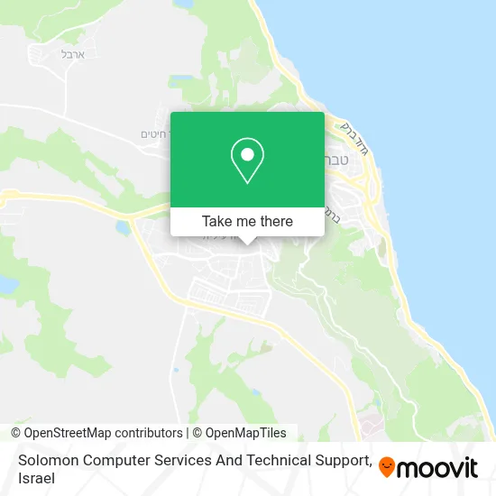 Solomon Computer Services And Technical Support map