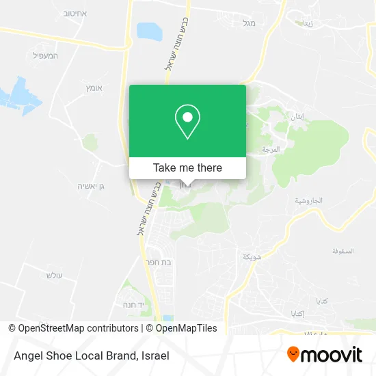Angel Shoe Local Brand map