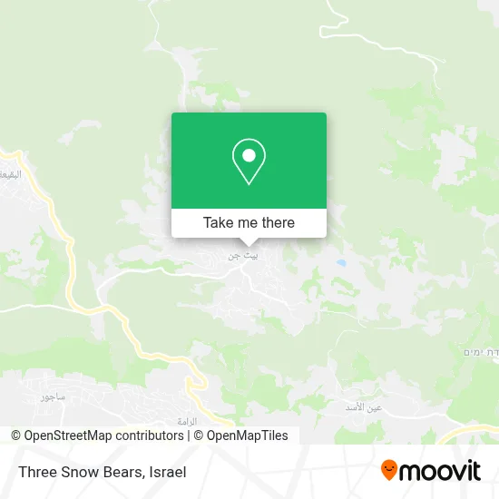 Three Snow Bears map