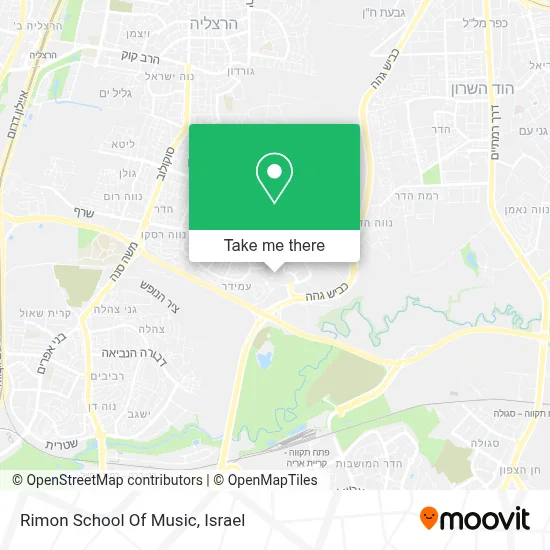 Rimon School Of Music map