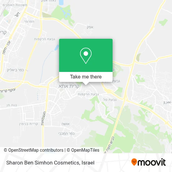 Sharon Ben Simhon Cosmetics map