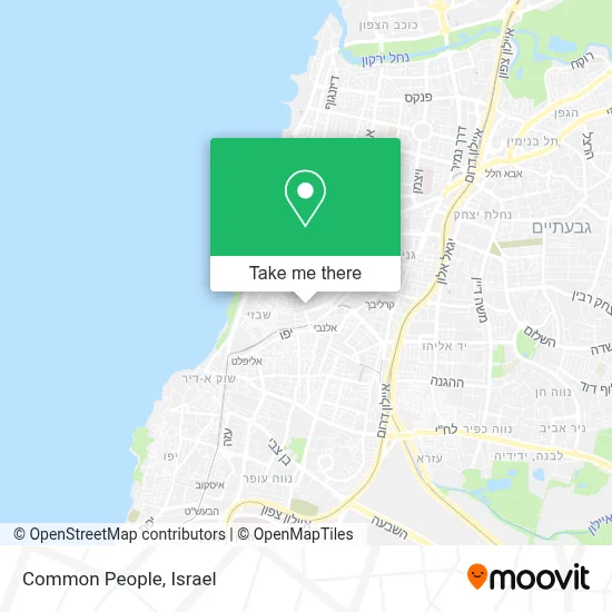 Common People map