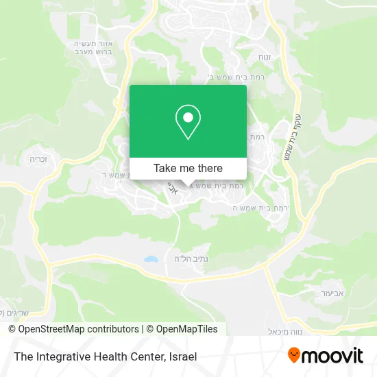 The Integrative Health Center map
