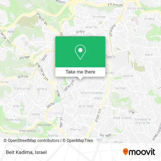 Beit Kadima map