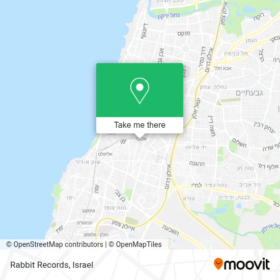 Rabbit Records map