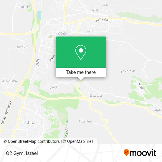 O2 Gym map