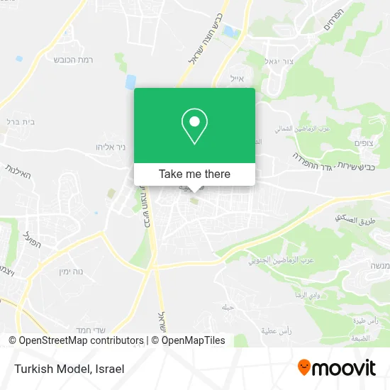 Turkish Model map