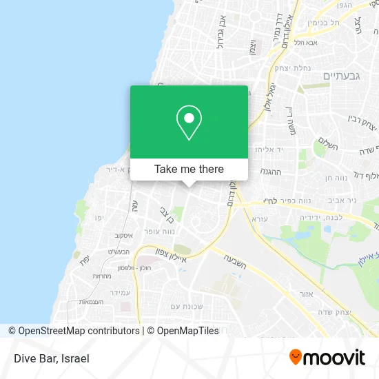 Dive Bar map