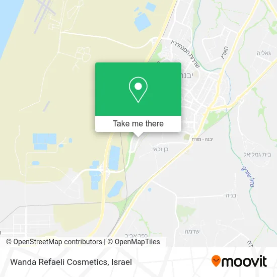 Wanda Refaeli Cosmetics map