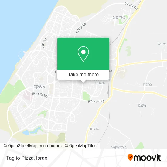 Taglio Pizza map