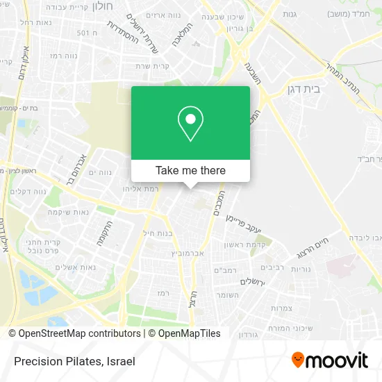Precision Pilates map