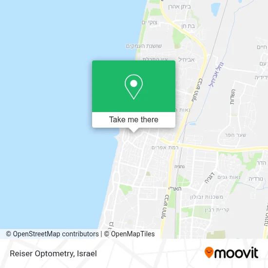 Reiser Optometry map