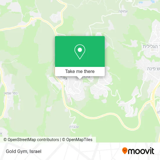 Gold Gym map