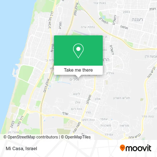 Mi Casa map
