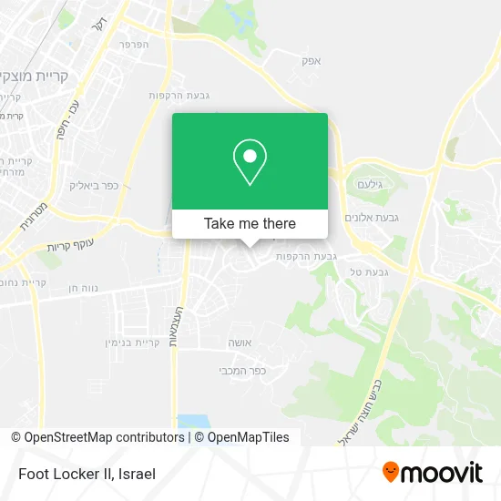 Foot Locker Il map