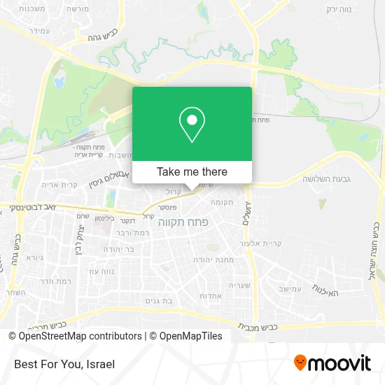 Best For You map