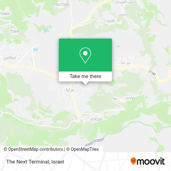 The Next Terminal map