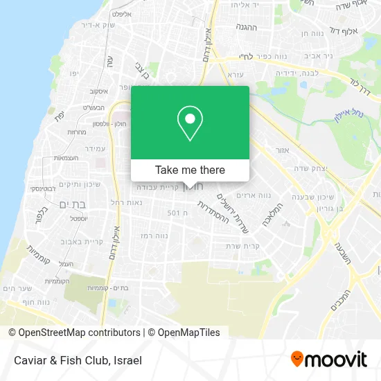 Caviar & Fish Club map