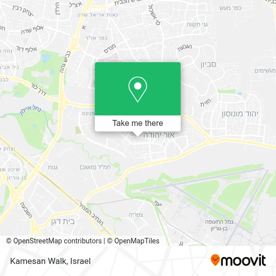 Kamesan Walk map