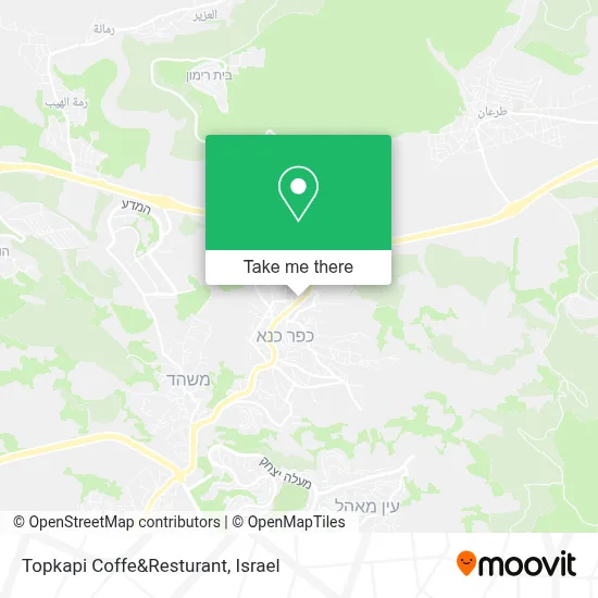 Topkapi Coffe&Resturant map