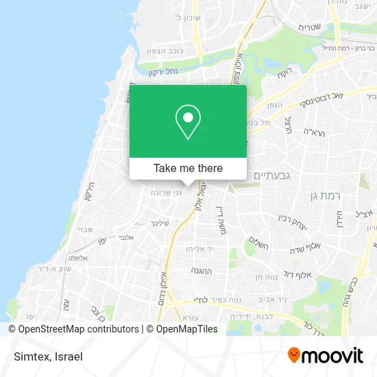 Simtex map