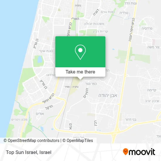 Top Sun Israel map