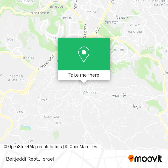 Beitjeddi Rest. map
