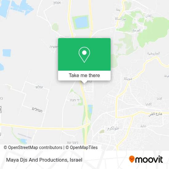 Maya Djs And Productions map