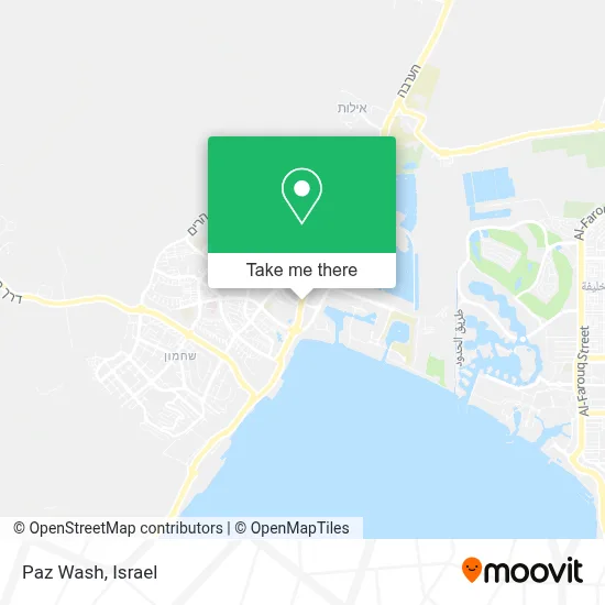 Paz Wash map