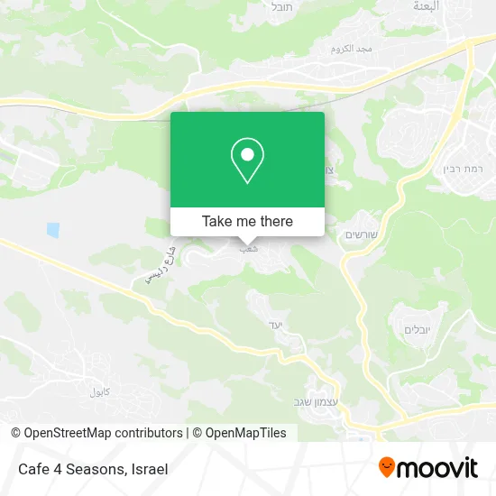 Cafe 4 Seasons map