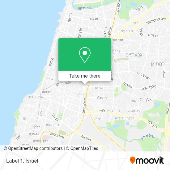 Label 1 map