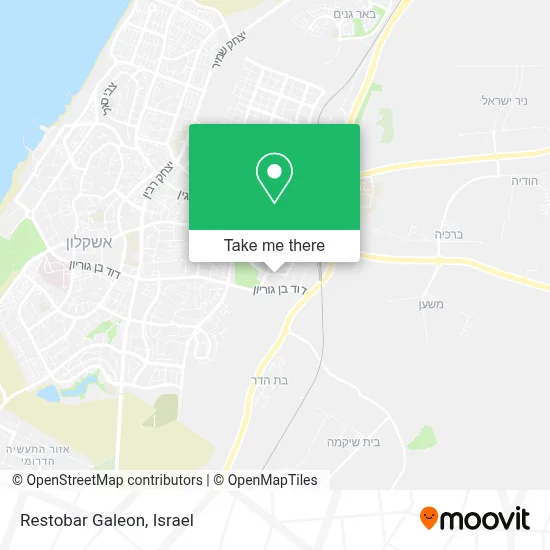Restobar Galeon map