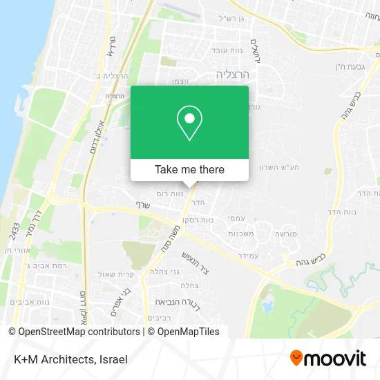 K+M Architects map