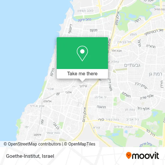 Goethe-Institut map