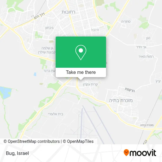 Bug map