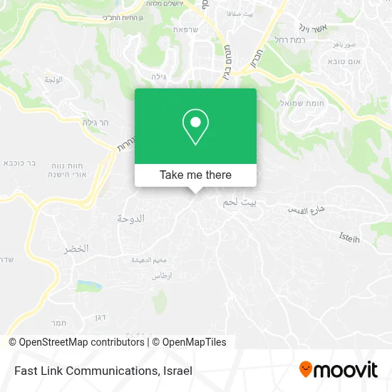 Fast Link Communications map
